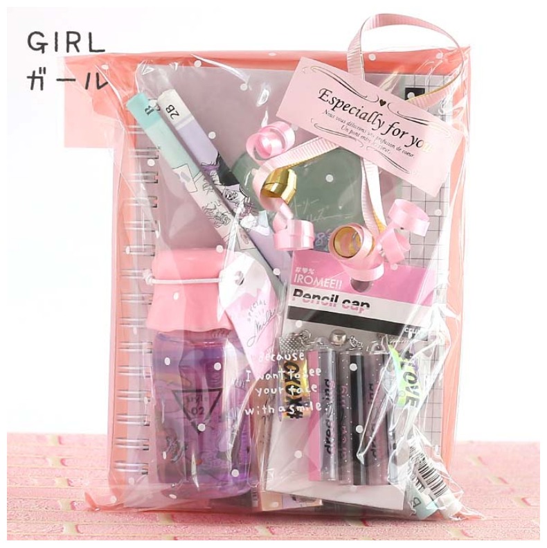 楽天市場 文具セット 女の子 小学生 カラフルギフトセット リングメモ 2b 鉛筆 消しゴム 水のり トレンド 可愛い 小学校 新学期 中学生 女子 こども 子供 子供用 キッズ かわいい 可愛い おしゃれ 文房具 文具 筆記具 お祝い 高学年 低学年 人気 誕生日プレゼント