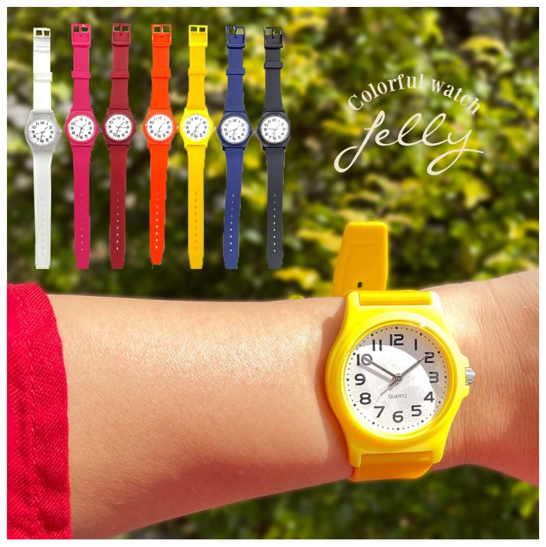 楽天市場 腕時計 小学生 女の子 ジェリー かわいい おしゃれ アナログ 誕生日 プレゼント シリコンベルト リストウォッチ クロック 時計 可愛い ファッションウォッチ 低学年 高学年 中学生 高校生 子供 女子 レディース 婦人時計 贈り物 お誕生日 ギフト フィールド