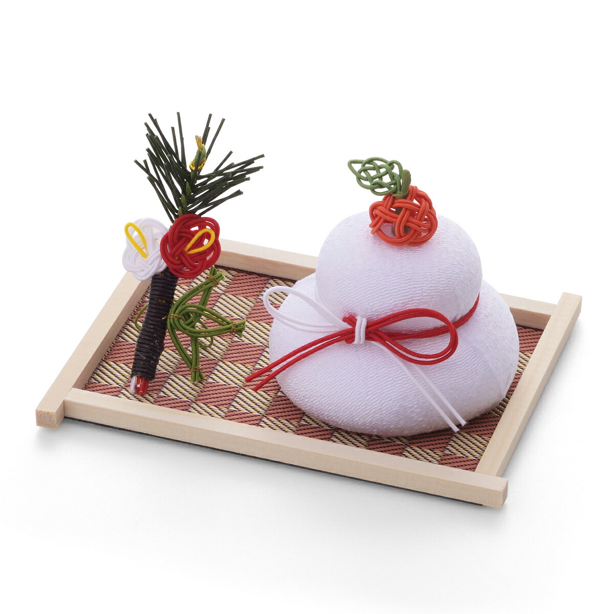 楽天市場】水引細工 お正月置飾り「鏡餅」小サイズ 日本製水引 縁起