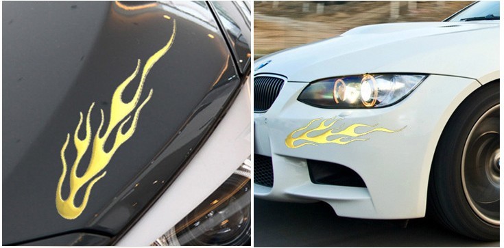 楽天市場 送料無料 カーステッカー デザインステッカー シール 車用品 カー用品 カーアクセサリー かっこいい 無地 シンプル メタリック 光沢有り Motto Motto