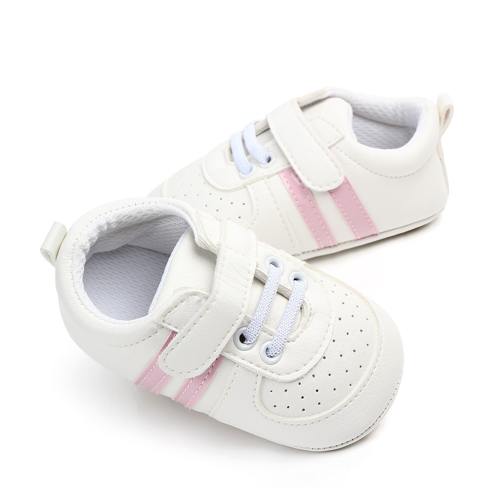 送料無料 ファーストシューズ 2本ライン マジックテープ ライン 紐 赤ちゃん用 ベビーシューズ 線 ベビー靴 スニーカー