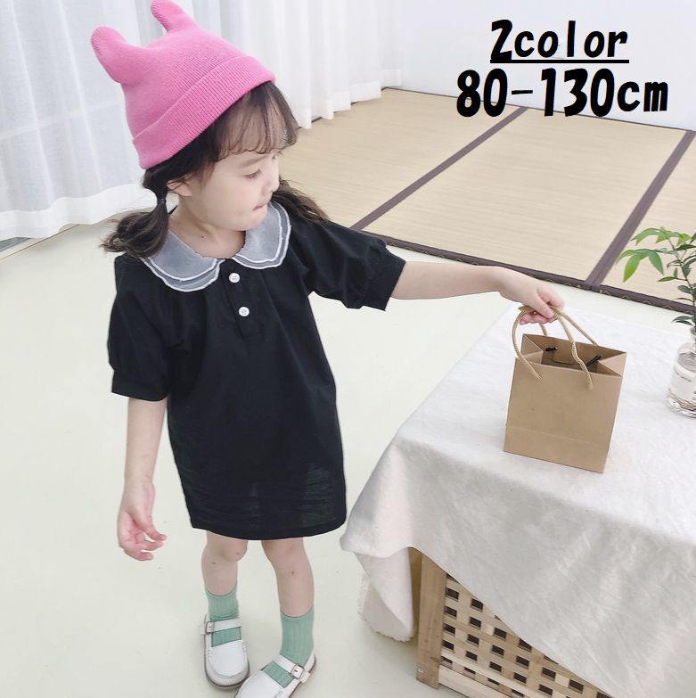 楽天市場】送料無料 半袖ワンピース キッズ ベビー 女の子 子供服 丸首 ラウンドネック プルオーバー 膝丈 フレアスカート さくらんぼ 刺繍 かわいい  おしゃれ ガーリー カジュアル お出かけ : motto-motto