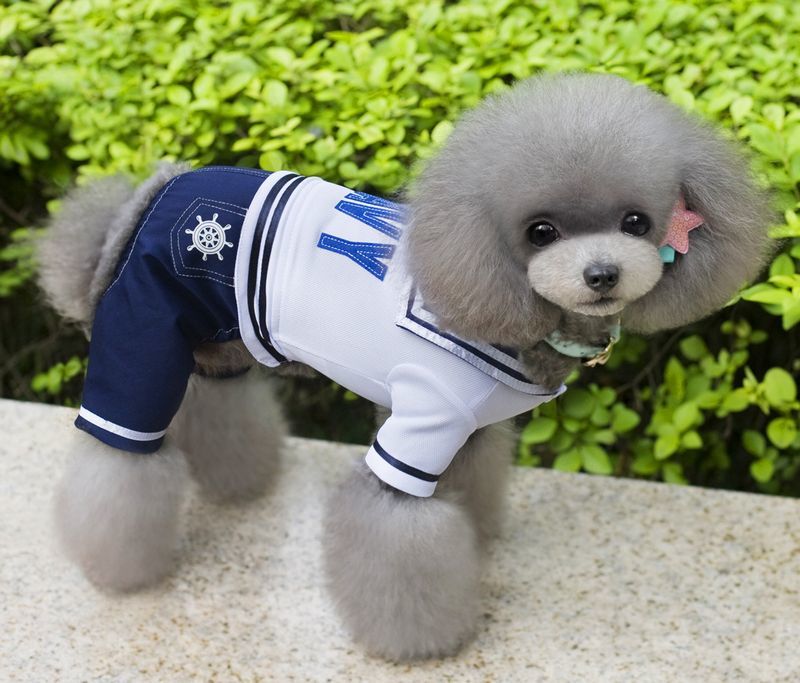 アウトレット 送料無料 ドッグウェア ツナギ カバーオール ワンピース 犬服 洋服 ペット用品 ペットウェア 犬用 猫用 小型犬 セーラー服 コスチューム ズボン スカート 可愛い 前開き ロゴ リボン 袖あり お散歩 おでかけ ペットグッズ いぬグッズ イヌ Trofej Dinamo Hr