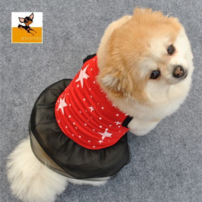 楽天市場 送料無料 ペット用 犬猫兼用 ワンピース 犬の服 ノースリーブ 袖なし 洋服 チュールスカート 星柄 スター おしゃれ 可愛い かわいい ドッグウェア ドッグウエア 超小型犬 小型犬 犬用 イヌ用 いぬ用 猫用 ネコ用 ねこ用 Xs S M L Motto Motto