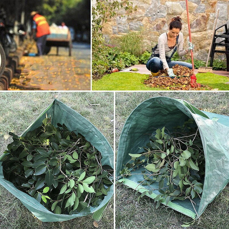 市場 送料無料 集草バッグ 折りたたみ 枝葉ちり取りフゴ 収穫袋 庭掃除 除草 バケツ 無地 ガーデニング用具