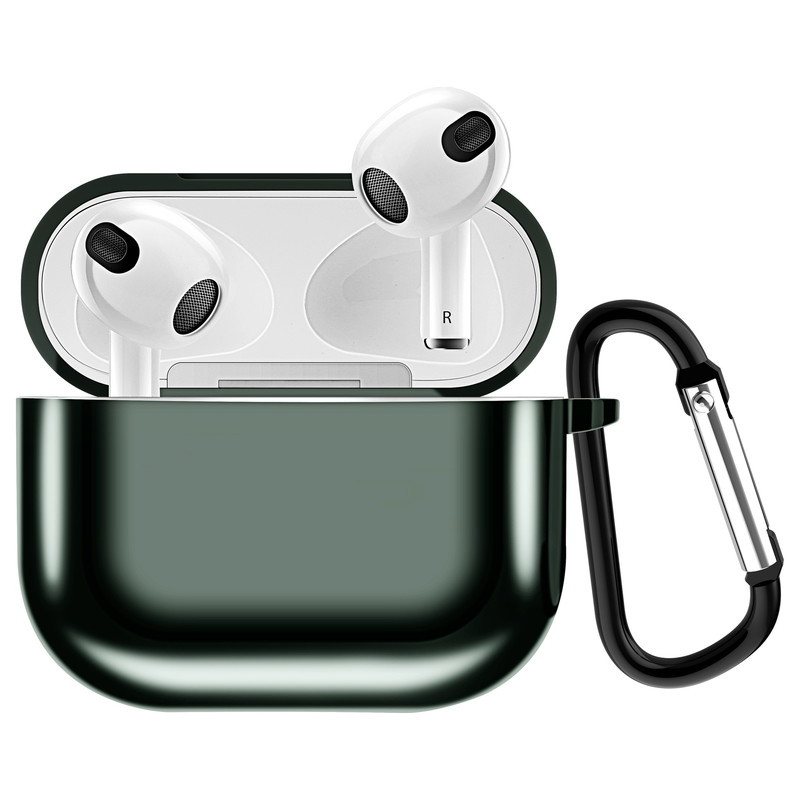 送料無料 イヤホンケースカバー AirPods 1 2 3 Pro 保護ケース カラビナ付き イヤフォン 吊り下げ エアーポッズ用 第一世代 第二世代  第三世代 単色 無地 おしゃれ かわいい イヤホン用アクセサリー ワイヤレスイヤホンケース 特価ブランド