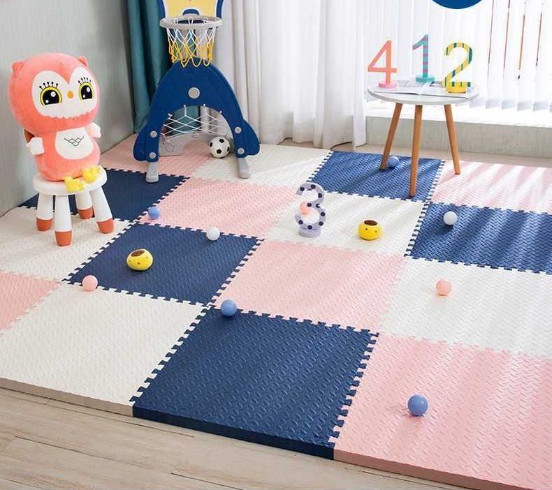 送料無料 ジョイントマット 8枚セット 60 60cm かわいい カラバリ豊富 カラフル キッズ サイドパーツ付き フロアマット プレイマット ベビー リビング 厚み1 2cm 子供部屋 正方形 汚れ防止 組み合わせ自由 赤ちゃん 転倒対策 防水 防音 驚きの価格が実現 プレイマット