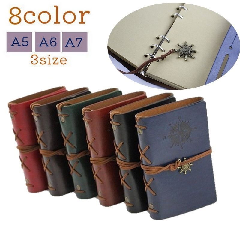 楽天市場】送料無料 海賊 風 アンティーク 手帳 4色 / レッド