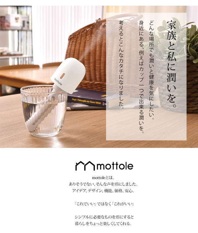 SEAL限定商品 充電式ポータブル加湿器 スティックタイプ MTL-H007 送料無料 mottole 加湿器 卓上 オフィス 車載 車用 空焚き防止  超音波式加湿器 USB ミニ加湿器 ペットボトル 加湿機 モノトーン gulfvets.com