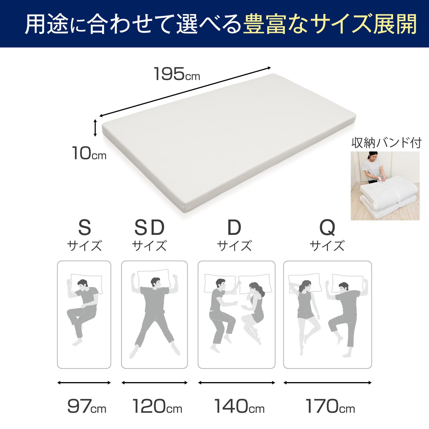 高反発マットレス モットン シングル マットレス ベッド 敷布団 体圧分散 10cm かため やわらかめ 日本製