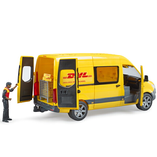 【マラソン期間全品ポイント5倍】ブルーダープロ はたらくくるま メルセデスベンツDHL （フィギュア付き/3歳から）【店頭受取も可 吹田】｜モットズット