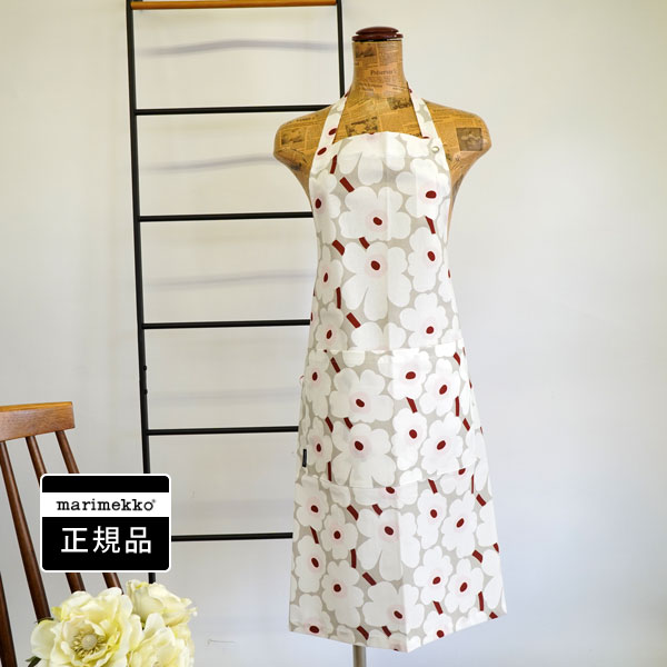 国内正規品 新品 marimekko UNIKKO ウニッコ エプロン 日本限定 日本限定】Mini Unikko エプロン | Maija Isola | Marimekko