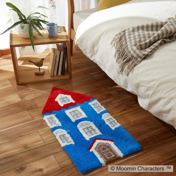 【マラソン期間全品ポイント5倍】ムーミン マット MOOMIN HOUSE MAT 40×85cm(玄関 インテリアマット)【店頭受取も可 吹田】