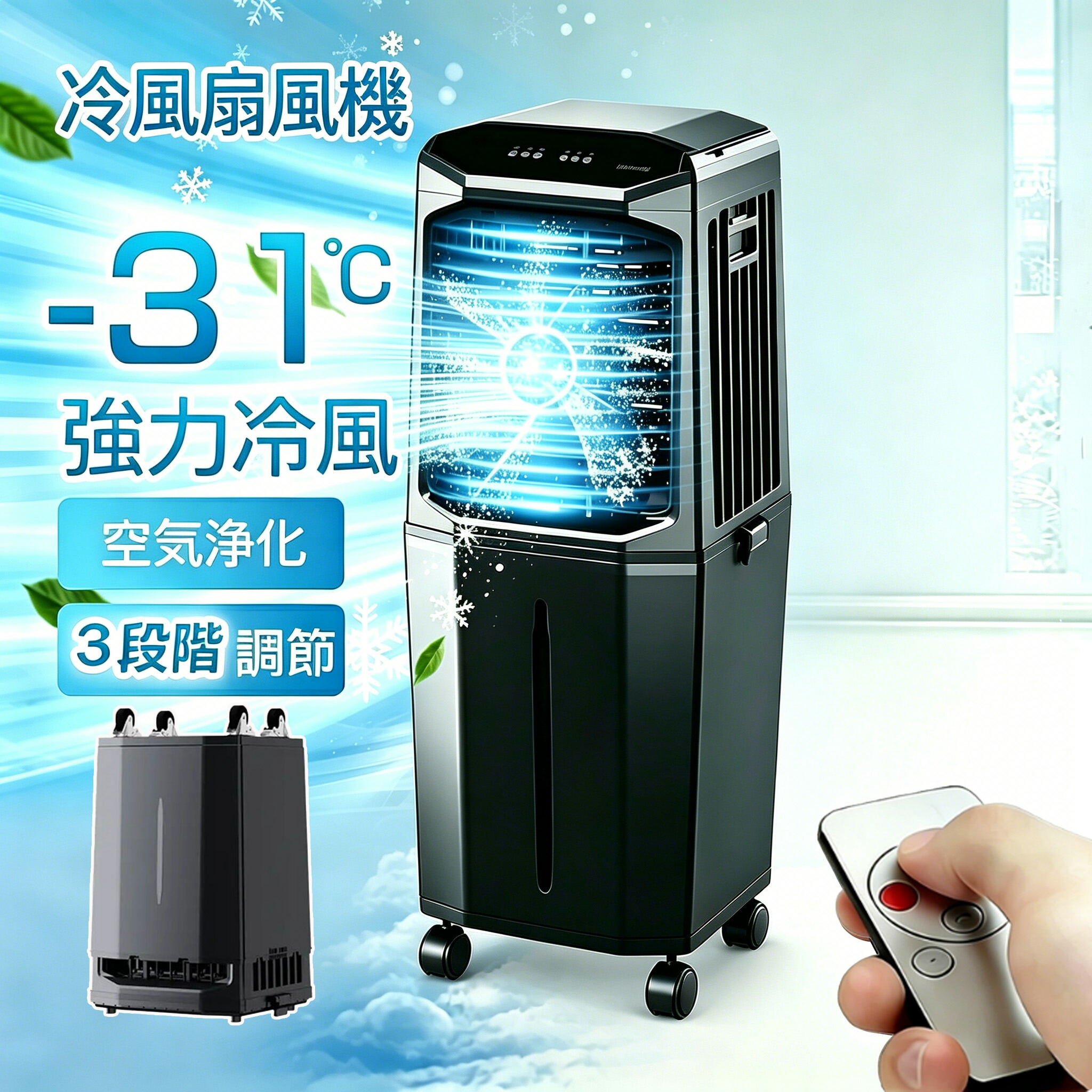 【2026年新御出座し】冷風機 扇風機 豪然たる 冷風扇 御勤め用 10L大静電容量 取りはずし 能力のあるな消えうせる式 エア湖クーラ民族大移動 商用 身寄り用 勤務場所 冷風機 首商い口 リビング 空気の状態汚れのない 意気ごみ症打つ手 暑さ打つ手