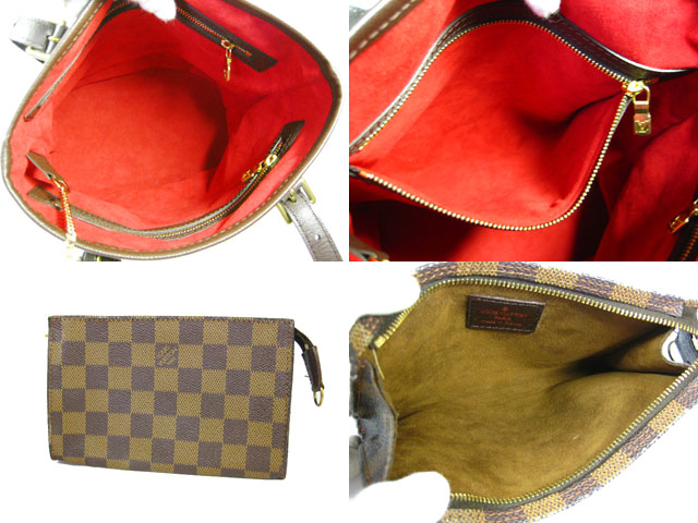Brand Shop Moumou House: Louis Vuitton Damier male shoulder bag M42240! beautiful! repair has ...
