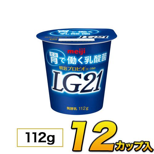 楽天市場 定期購入 明治プロビオヨーグルト 12個入り Lg21乳酸菌 112g 食べるタイプ 固形 カップ Meiji メイジ Lg21 代引き不可 クール便 モウモウハウス モウモウハウス楽天市場店