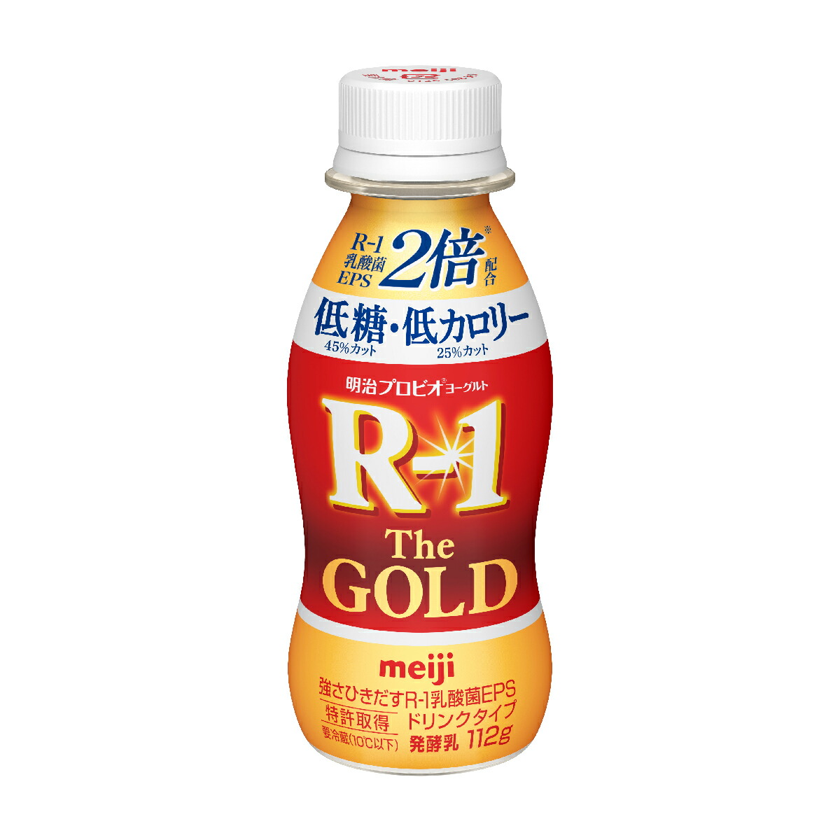 明治プロビオヨーグルトR-1ドリンクタイプThe GOLD低糖・低カロリー 112g×24本入り R-1 ヨーグルト R1 24本 <br>meiji 【送料無料】【代引き不可】