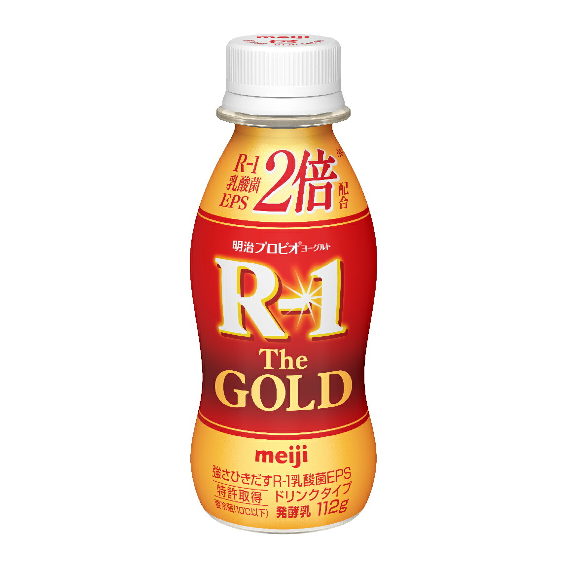 明治プロビオヨーグルトR-1ドリンクタイプThe GOLD 112g×24本入り R1 24本 R-1 <br>meiji 【送料無料】【代引き不可】