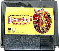 FC ファミコンソフト 光栄 ロイヤルブラッド　ROYAL BLOODシミュレーションゲーム ファミリーコンピュータカセット 動作確認済み 本体のみ【中古】【箱説付き】【代引き不可】【F】｜モウモウハウス店