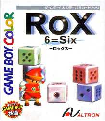 ▲GB ゲームボーイソフト ROX-ロックス- パズル 動作確認済み 本体のみ