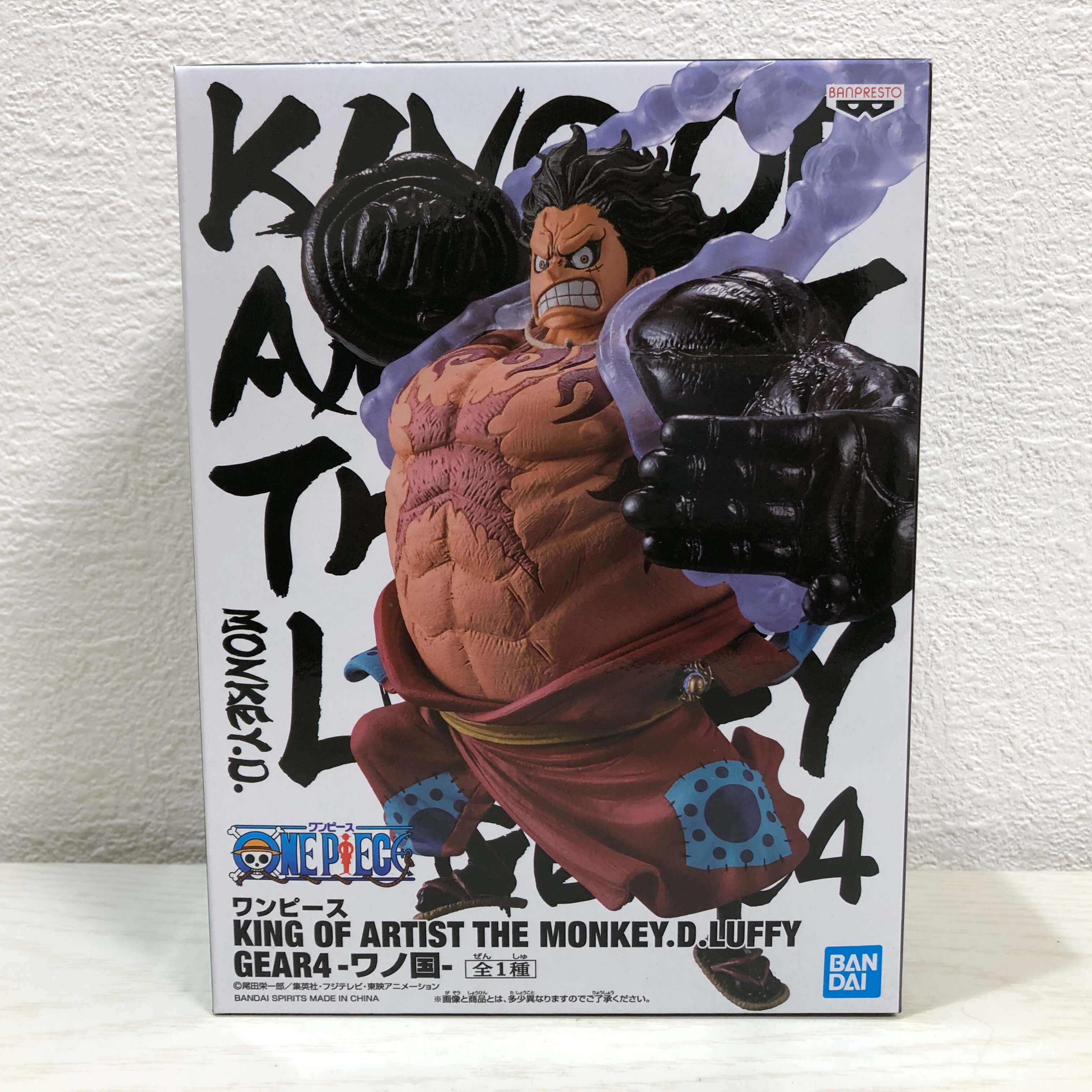 ONE PIECE　ワンピース　KING OF ARTIST　THE　MONKEY.D.LUFFY　GEAR4　ワノ国モンキー･D・ルフィ　　キングオブアーティスト　フィギュア【未開封】【代引き不可】｜モウモウハウス店