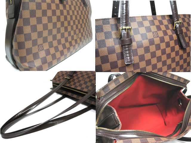 Brand Shop Moumou House: Louis Vuitton ダミエ Chelsea fastener zip type tote bag N51119 ♪ tote bag ...