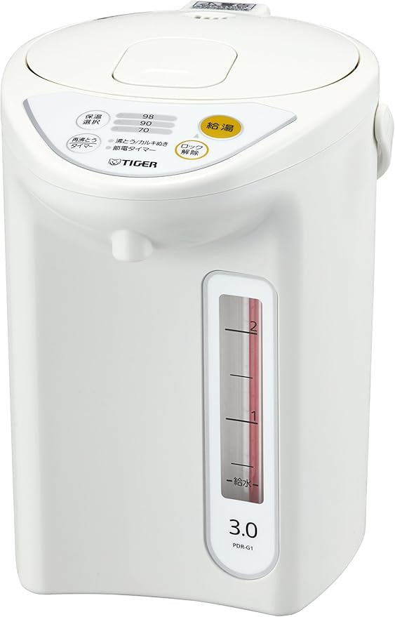 送料無料　タイガー 魔法瓶 マイコン 電気 ポット 3L ホワイト PDR-G301-W Tiger 6,160円