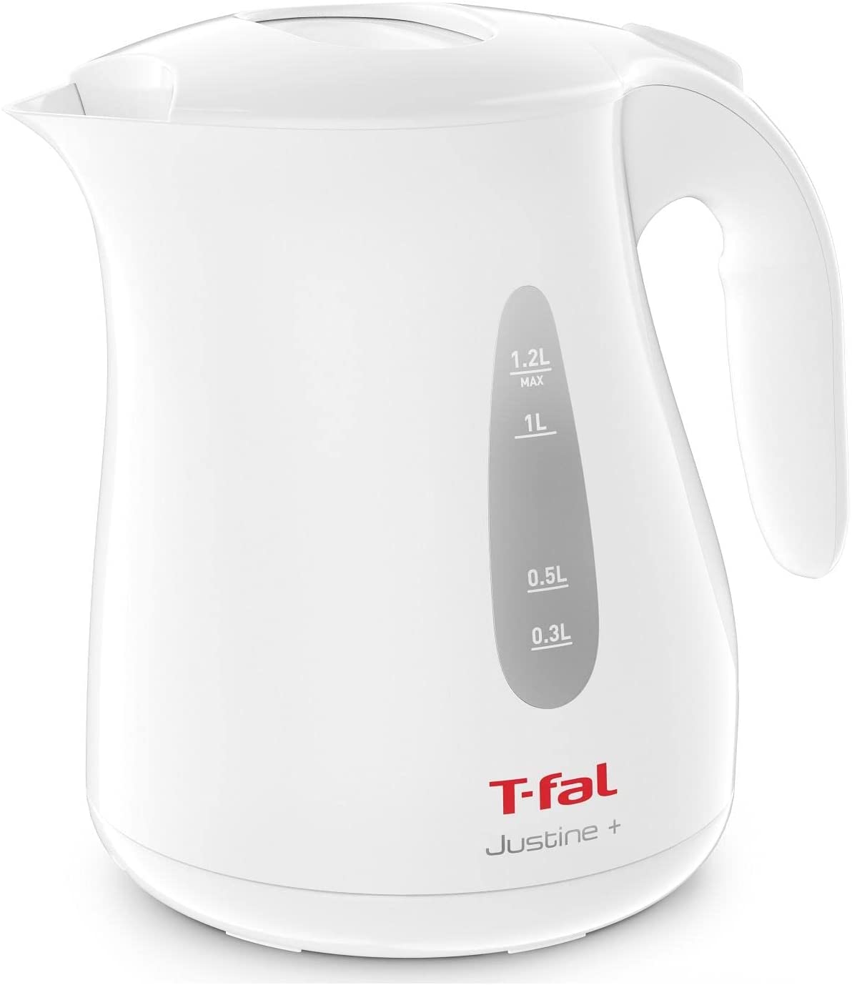 送料無料 T-FAL 電気ケトル ジャスティン プラス 1.2L ホワイト KO4901JP [正規販売店]