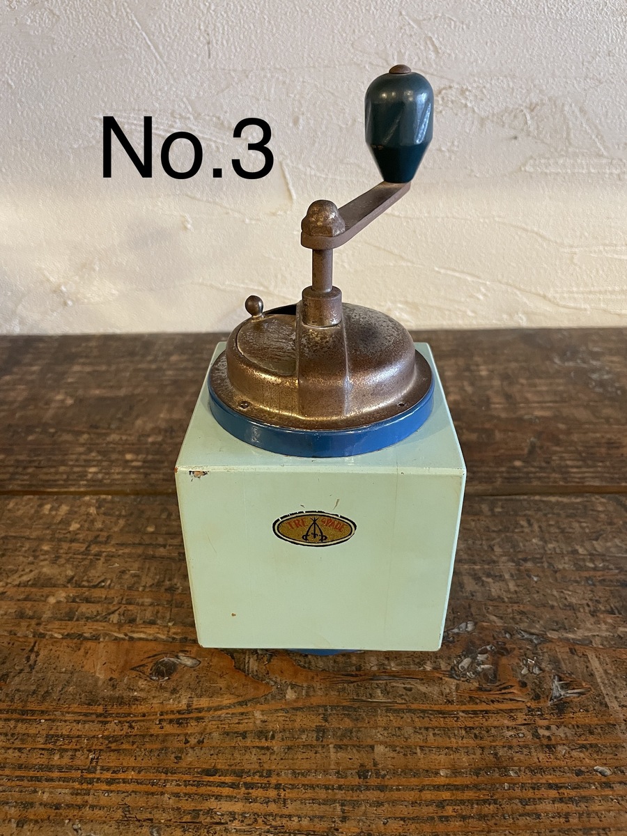 【#003】 TRE SPADE wood box coffee mill コーヒー・お茶用品-手挽きコーヒーミル