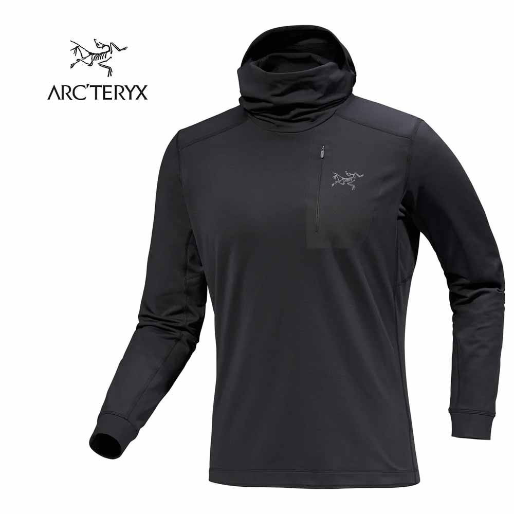 【美品】arc'teryx Rho lt crew アークテリクス　ロー　黒　M Rho LT Crew Neck M （ロー LT クルーネック メンズ）ARC`TERYX