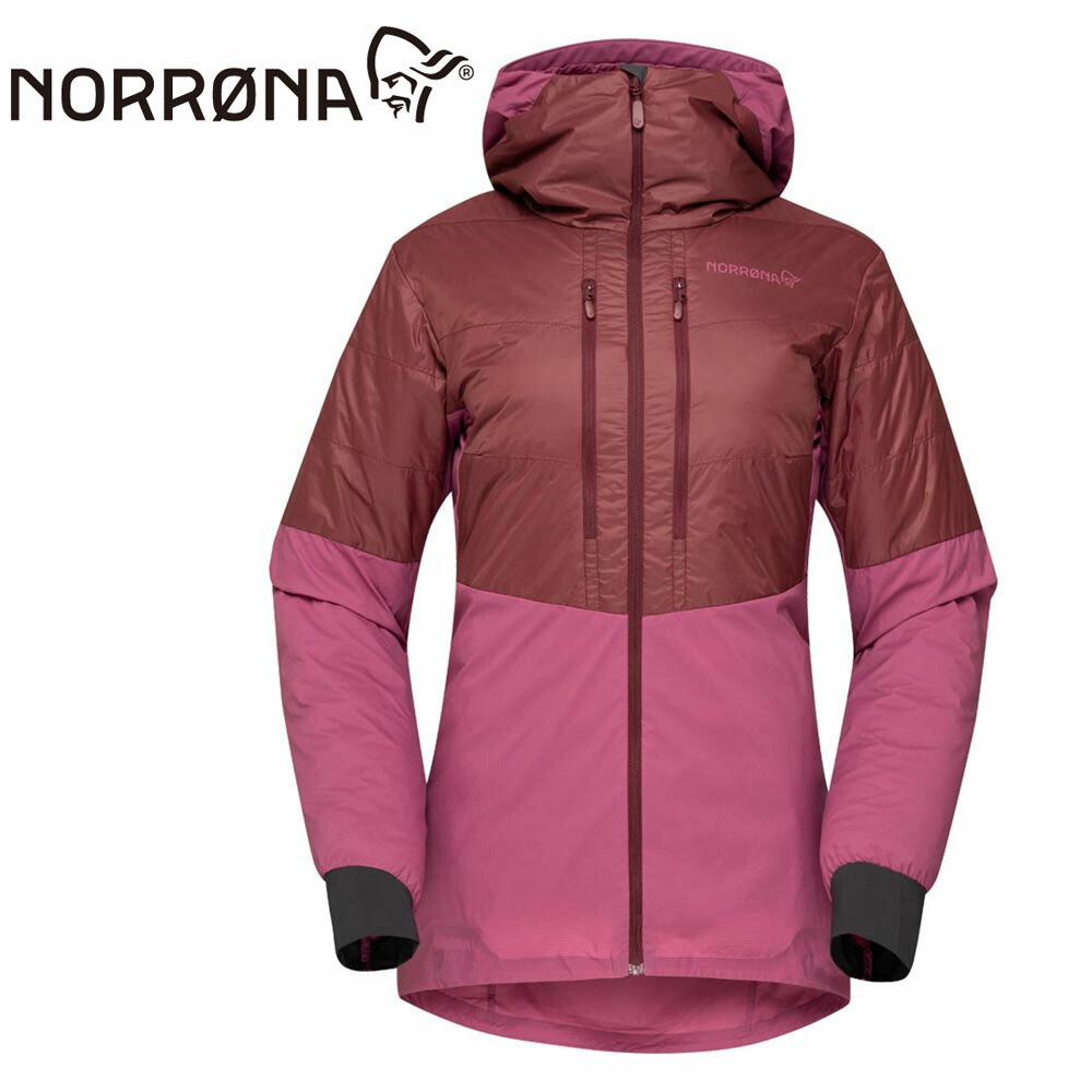 NORRONA(ノローナ)Ws lyngen aero80 insulated Zip Hood(ウィメンズ リンゲン エアロ80 インサレーテッド ジップ フード)｜マウンテンウエストピーク