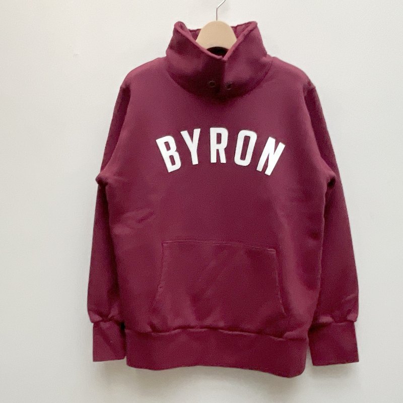 u.m.i sunrise ( ユーエムアイサンライズ)ウラ起毛 切りっぱスタンドプルオーバー BYRON [Y-1082B]