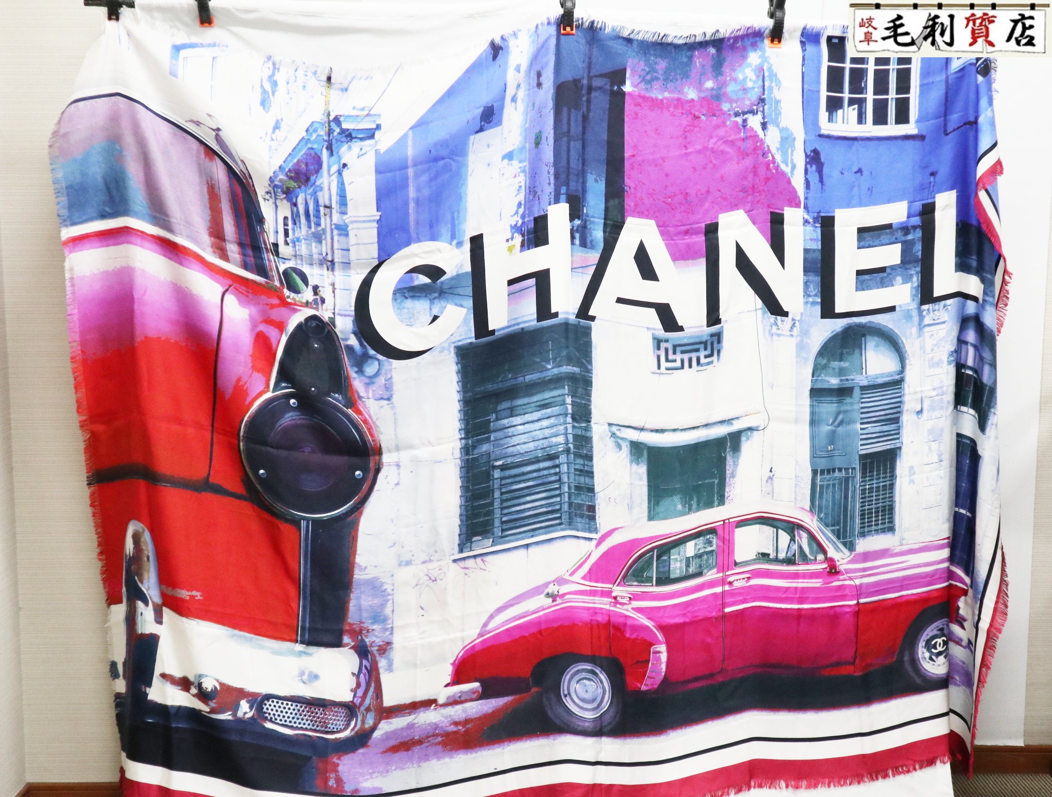 ★CHANEL★ スカーフ 大判 ココマーク タッセル ピンク アイボリー. CHANEL（バンダナ/スカーフ ・ ピンク/桃色系）のフリマアイテム一覧