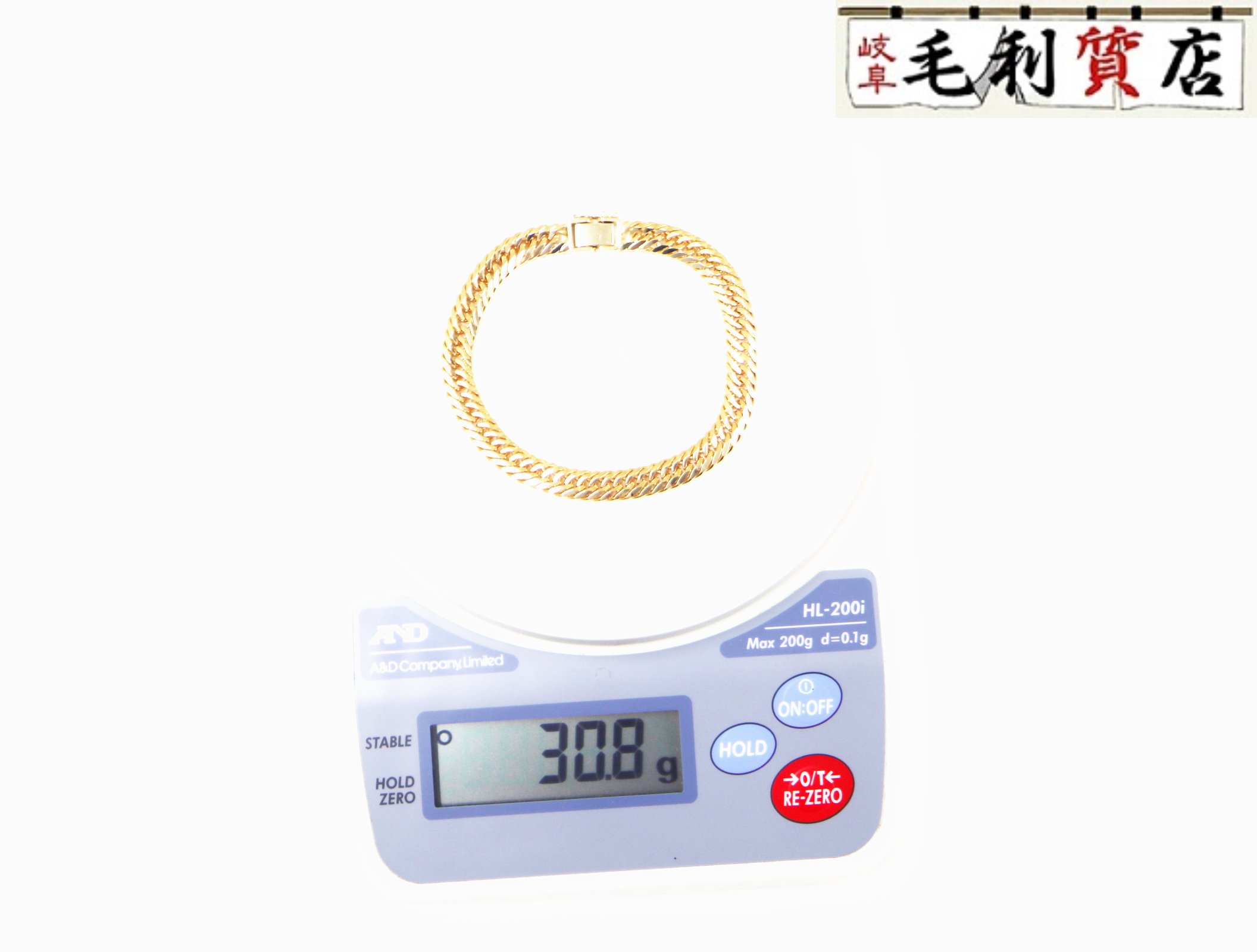 K18 キヘイ 喜平 腕輪 8面トリプル 30.8ｇ  8メントリプル 18金 黄色ゴールド   750 YG 【中古】 宝飾品