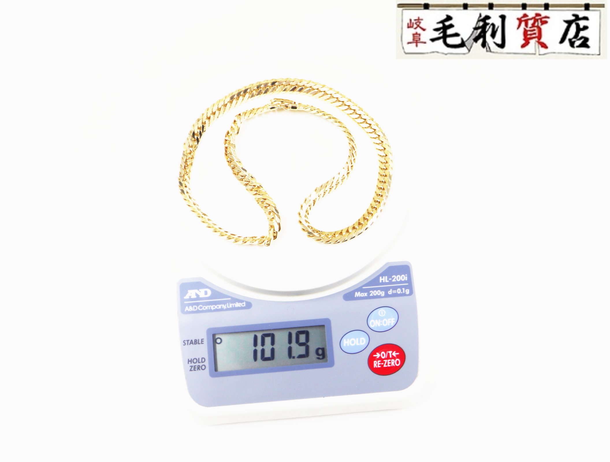 K18 キヘイ 喜平 ネックレス 6面ダブル 101.9ｇ 6メンダブル 18金 イエローゴールド 750 YG 【中古】 ジュエリー｜毛利質店
