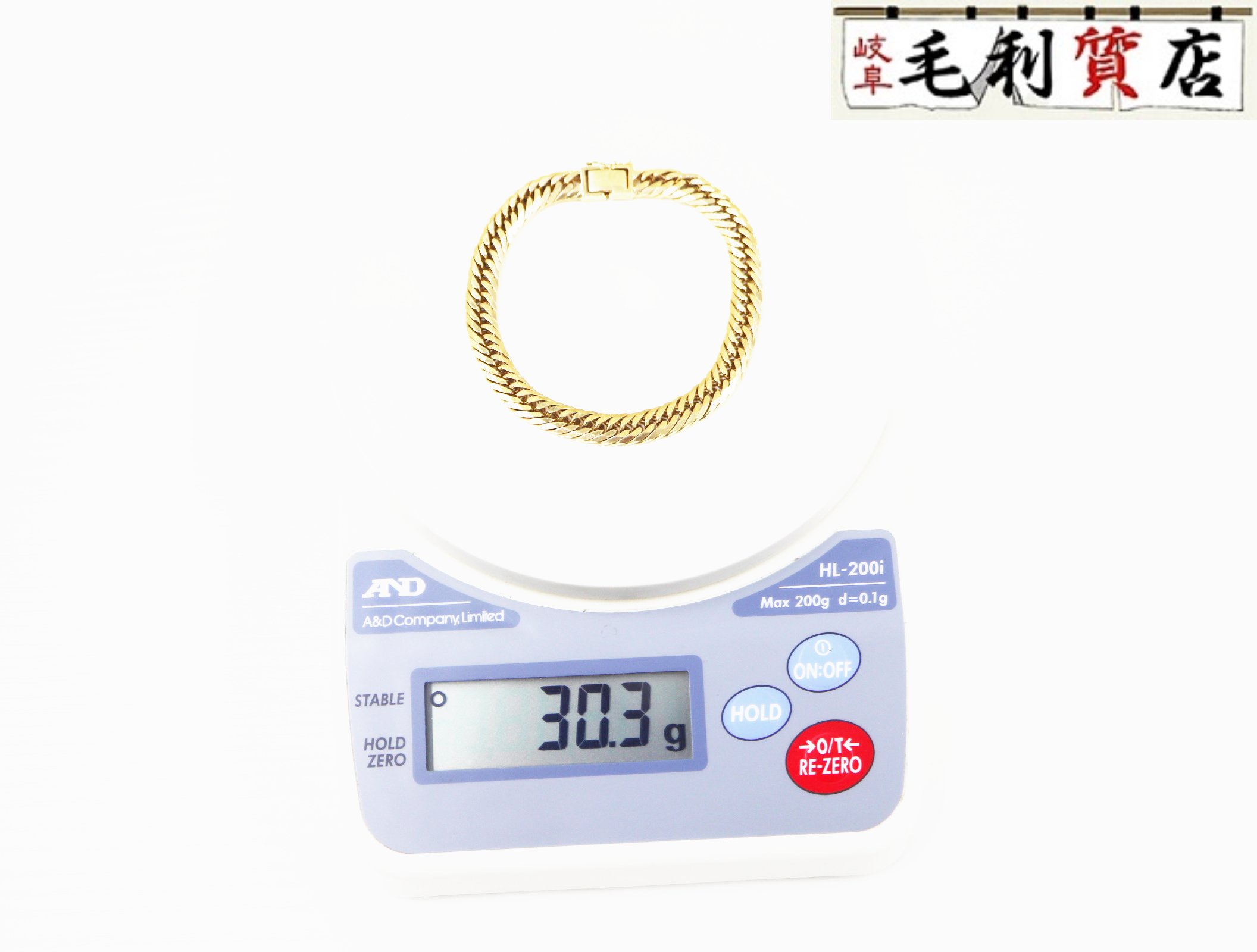 K18 キヘイ 喜平 腕輪 8面トリプル 30.3ｇ  8メントリプル 18金 黄色ゴールド   750 YG 【中古】 宝飾品