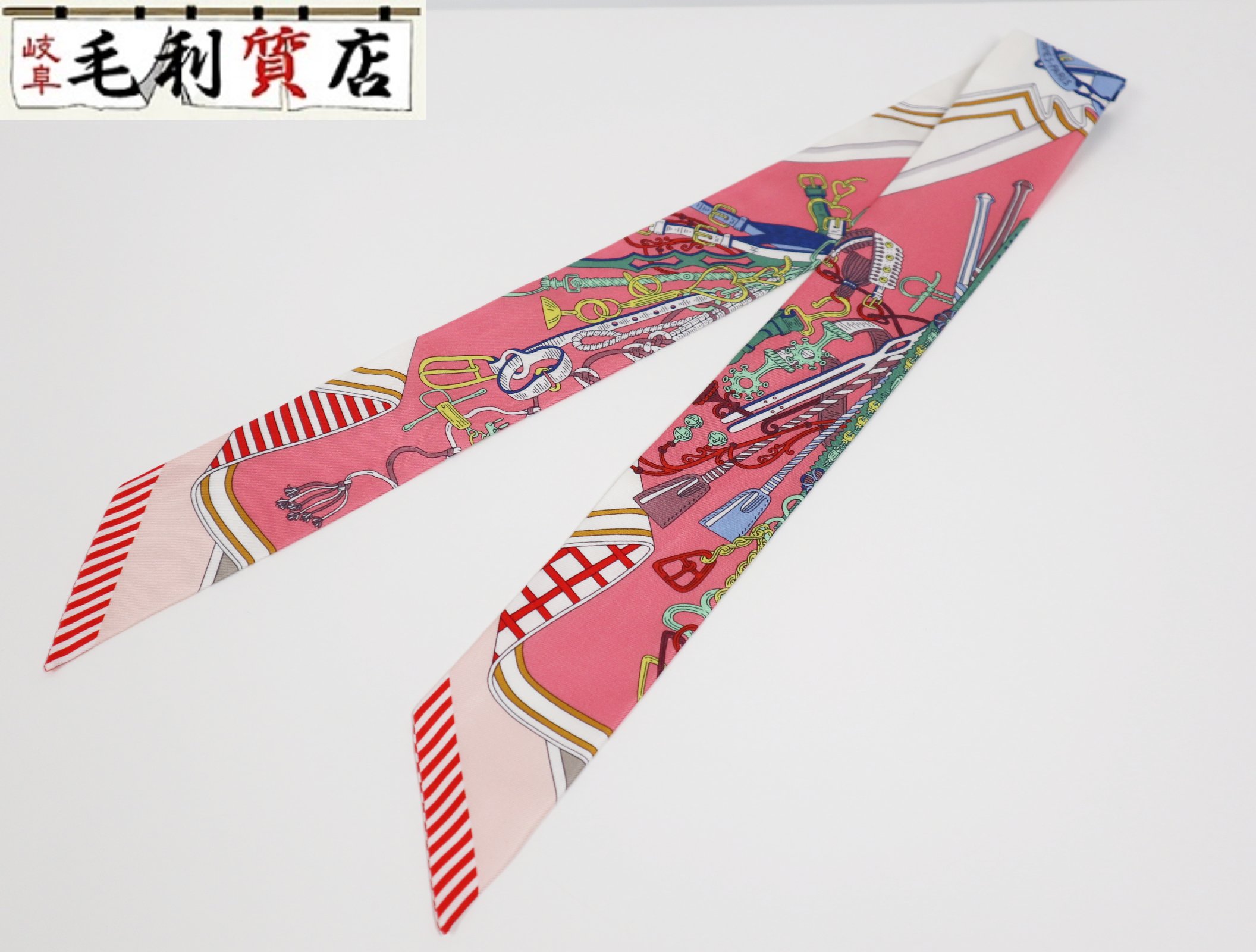 楽天市場】エルメス スカーフ ツイリー 鞍職人の花束 Bouquets Sellier