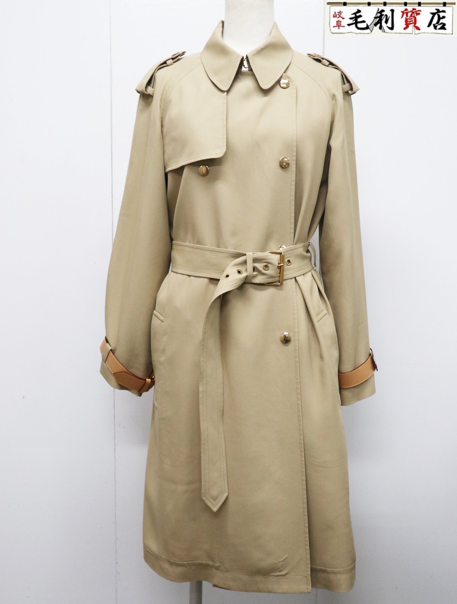 ルイヴィトン モノグラム トレンチコート スプリングコート ベルト付き 楽天市場】ルイ・ヴィトン LOUIS VUITTON モノグラム トレンチコート