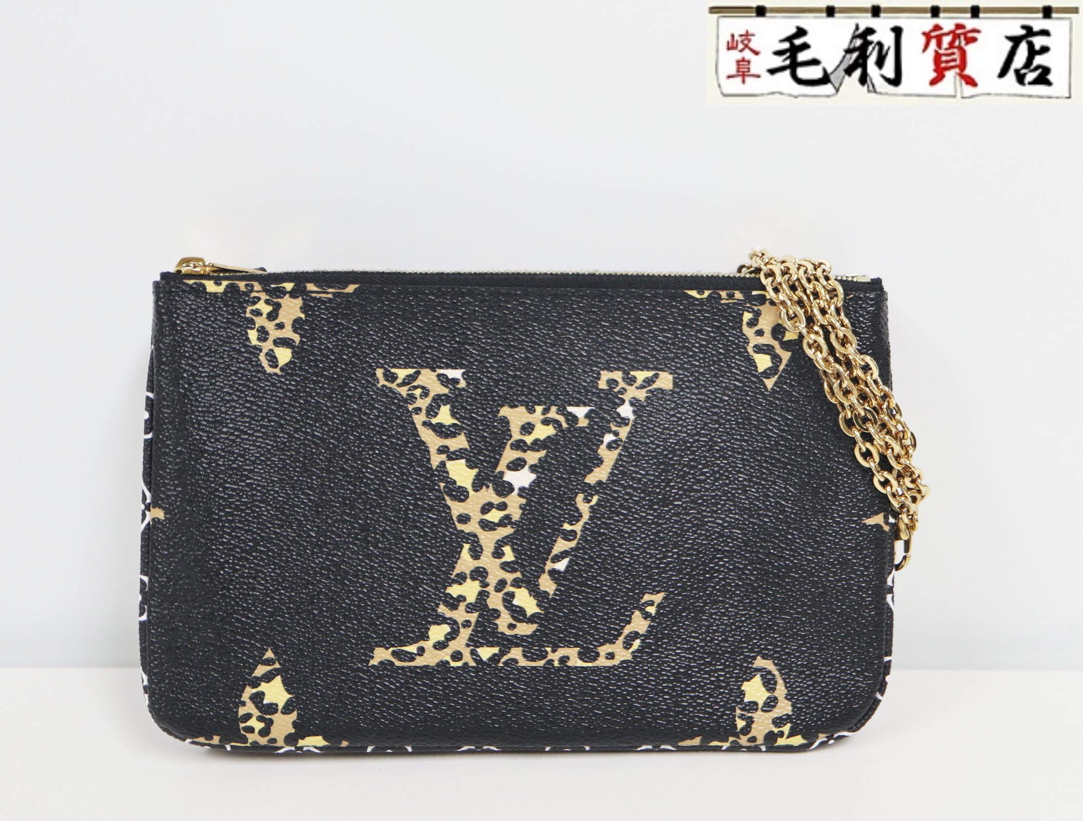 ルイヴィトン LOUIS VUITTONモノグラム ジャイアント ジャングル ポシェットドゥーブルジップ M67874 ショルダーバッグ レディース バッグ