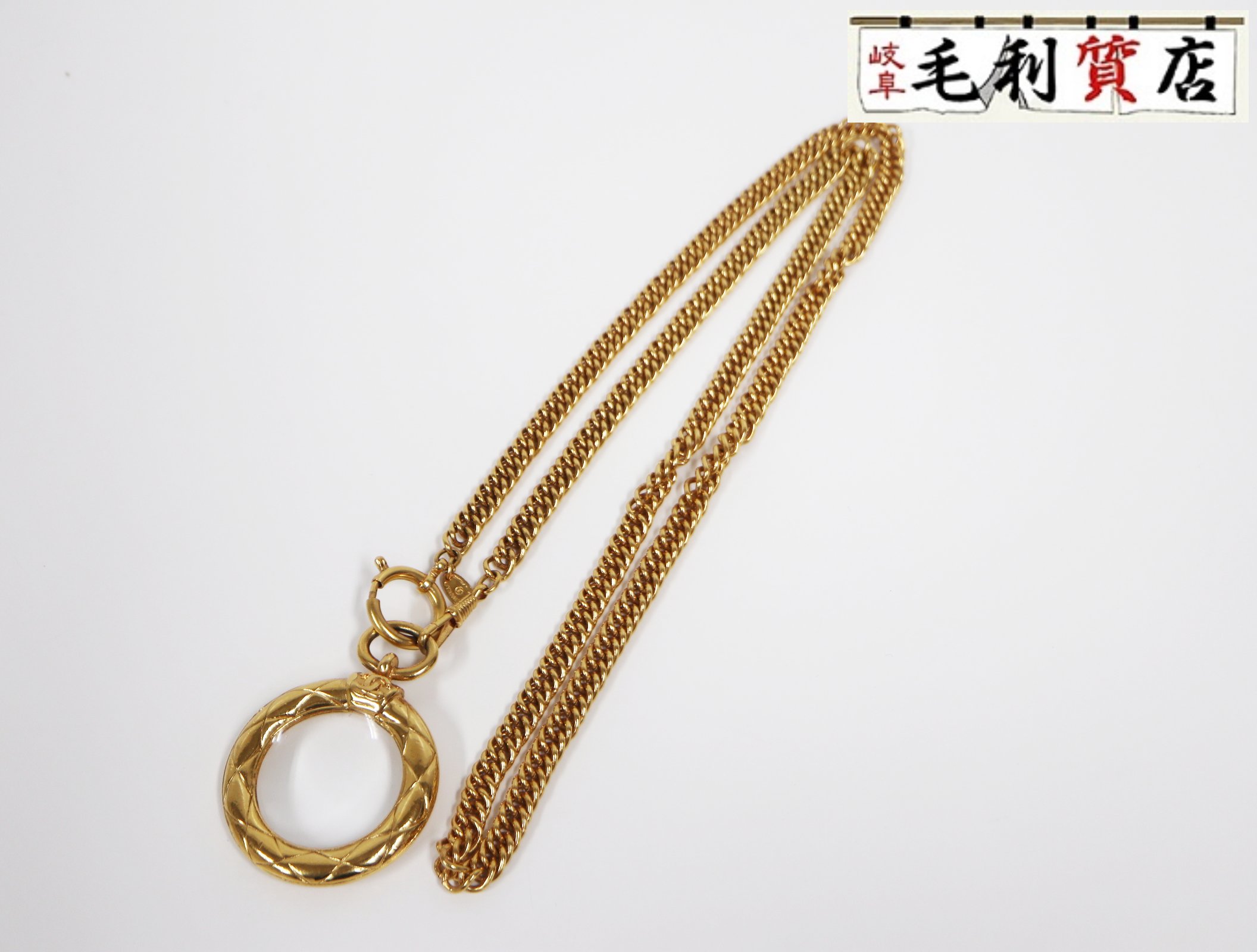 楽天市場】HERMES エルメス ルーペネックレス ペンダント サークル