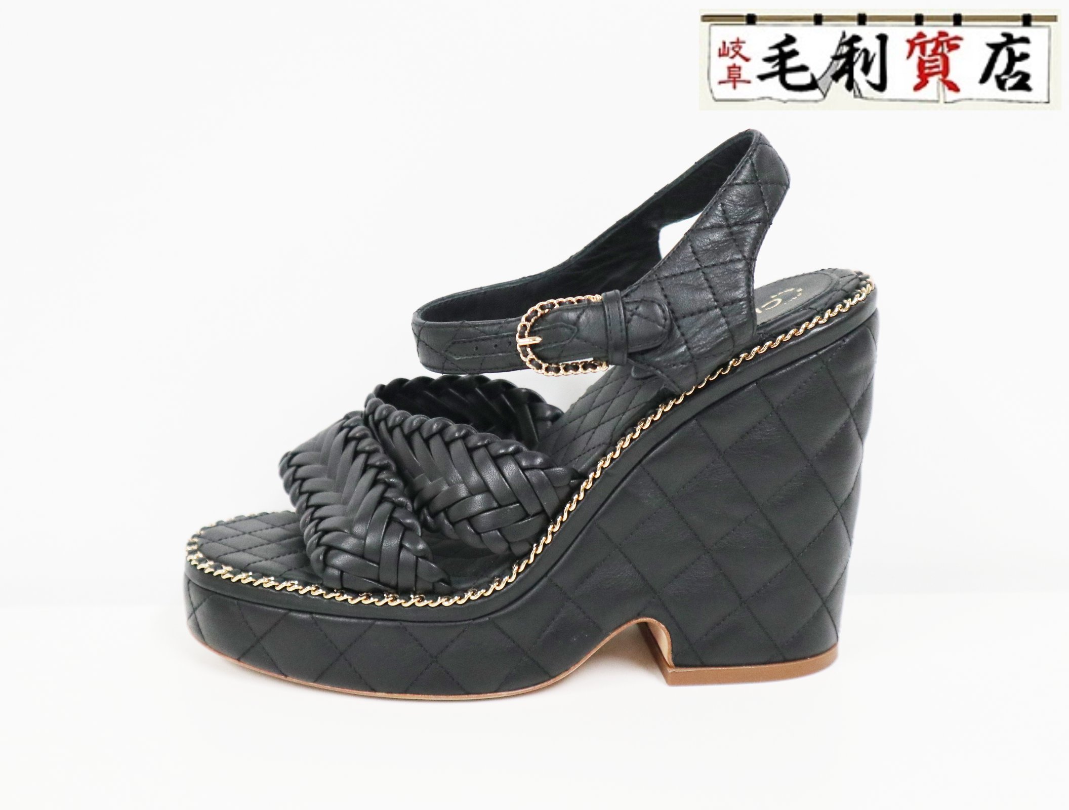 楽天市場】CHANEL シャネル ココマーク プラチェーン サンダル