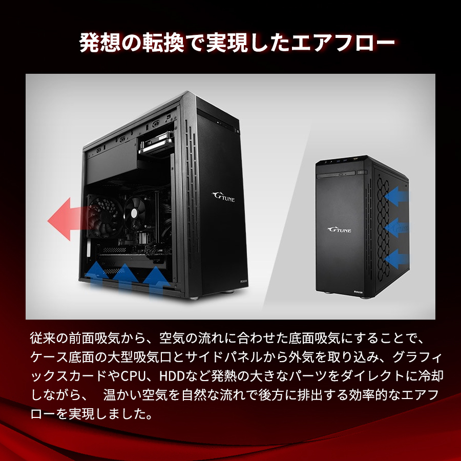 G-Tune HM-B-3060Ti-MA-AP[ Windows11 i7-12700F デスクトップ Office