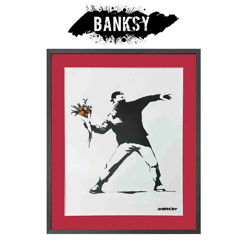 楽天市場】バンクシー 平和に花束を Banksy 『Molotov』 名作