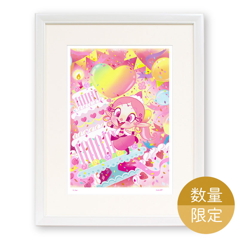 美品 新品同様 吉田すずか「ハロウィンアクビ」リトグラフ 直筆サイン入り 美品 新品同様 吉田すずか「ハロウィンアクビ」リトグラフ 直筆