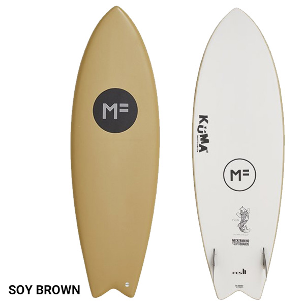 沸騰ブラドン ETOU-tvil2022 MICKFANNING SOFTBOARDS DHD TWIN 5'8