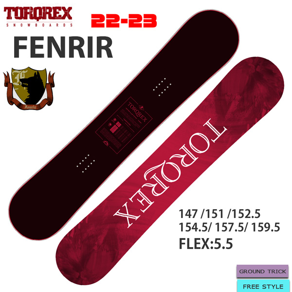 おしゃれ】 スノーボード 板 22-23 TORQREX トルクレックス FENRIR