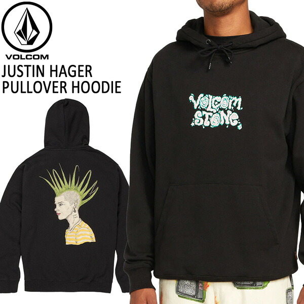 スケートボード スノーボード サーフィン 23SS VOLCOM ボルコム JUSTIN HAGER PULLOVER HOODY ジャスティンハガープルオーバーフーディ ファッション トレンド おしゃれ