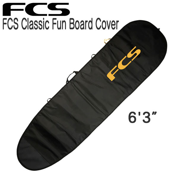 サーフィン・ボディボード FCS Classic Fun Board 6'3 Black/Mango bcl-063-fb-blm.jpg