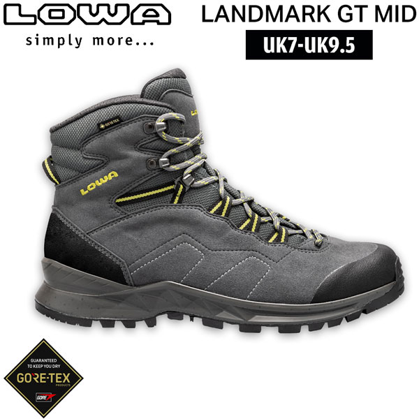【楽天市場】LOWA ローバー ランドマークGT MID アンスラサイト ゴアテックス防水 ビブラムソール 登山靴 トレッキングシューズ：MOVE
