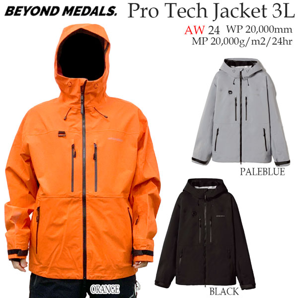 ビヨンドメダルズ　プロテックジャケット3L テックビブ　24-25 24-25 BEYOND MEDALS ビヨンドメダルズ PRO TECH JKT 3L Black